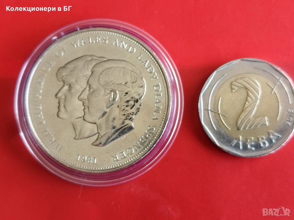 ВЪЗПОМЕНАТЕЛНА 25 ПЕНСА 1981 ГОДИНА - ВЕЛИКОБРИТАНИЯ, снимка 1