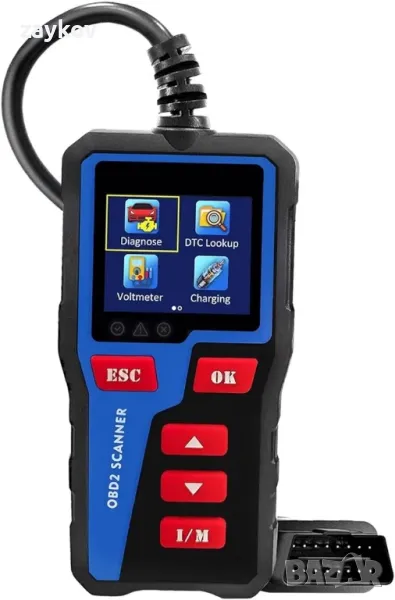 UJEAVETTE OBD2 скенер OBD2 Check Engine Lights Plug Play Live Data Auto Diagnose Tool, снимка 1