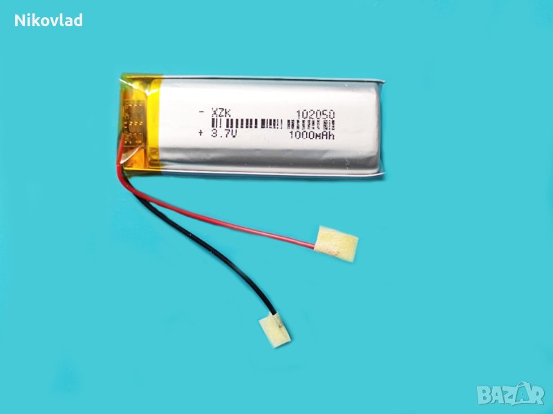 Батерия 3.7V 1000mAh/ 102050/ Li-polymer, снимка 1