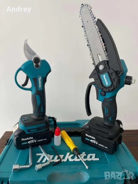 Комплект ножица и верижен трион 24/36V ножица и верижен трион 24/36V, снимка 1