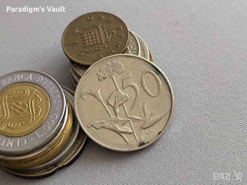 Монета - Южна Африка - 50 цента | 1966г., снимка 1