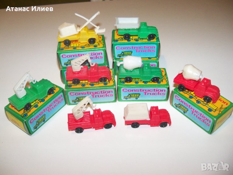 Осем камиончета играчки от Хонг Конг 1960г., снимка 1