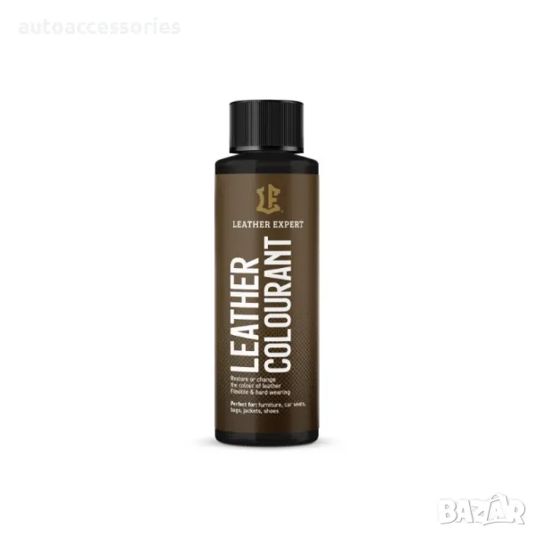 	Боя за естествена кожа и еко кожа 50 мл Leather Expert Colorant – Черна 001 Black, снимка 1