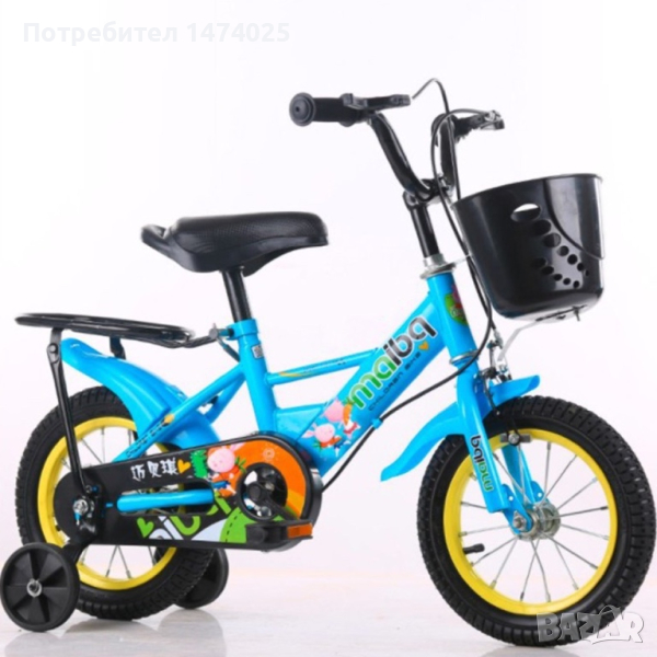 Детски велосипед с кош, снимка 1