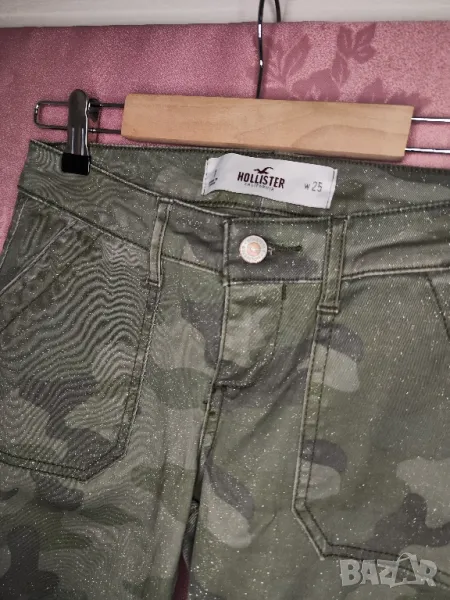 Hollister дамски брокатени камуфлажни дънки/ панталони, 25, снимка 1