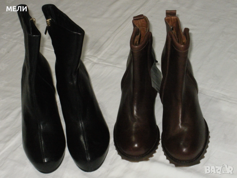 нови дамски боти естествена кожа 38,39, снимка 1