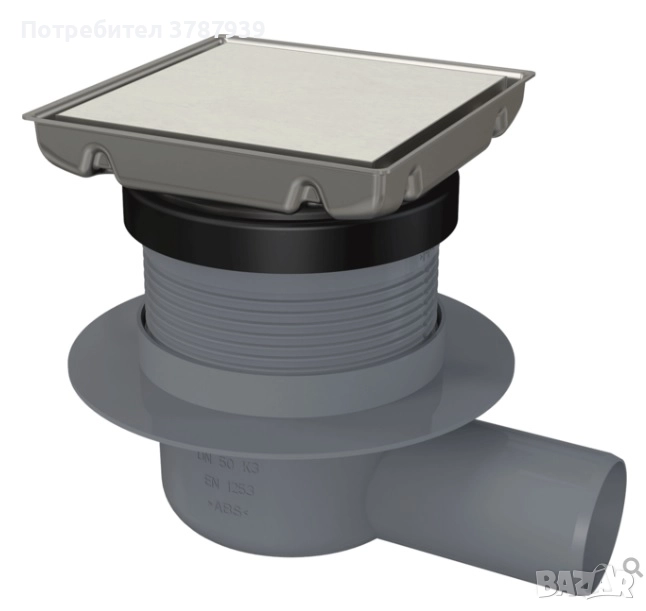 Подов сифон с двойна решетка APV140, снимка 1