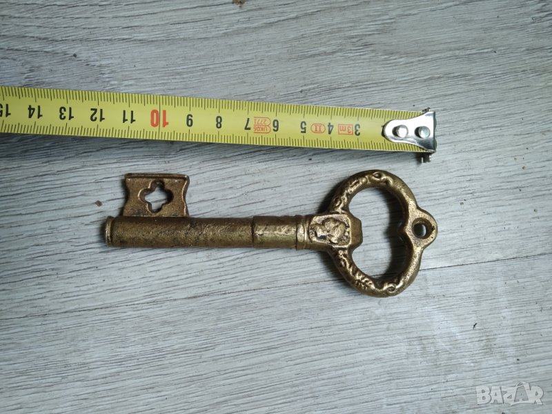 бронзов ключ за декорация, снимка 1