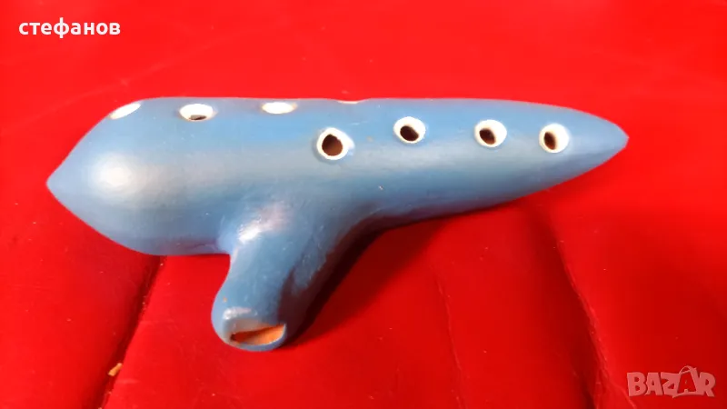 Глинена класическа окарина, снимка 1