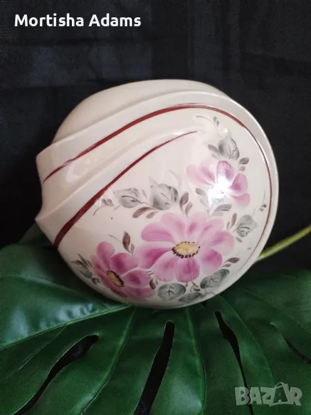 Керамична кашпа , снимка 1