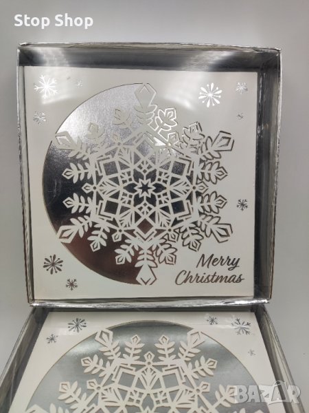 5броя коледни картички 2 модела с пликове , снимка 1