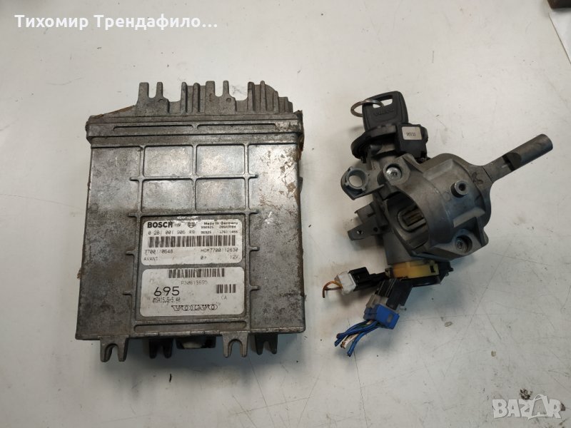 Компютър конт. ключ патрон таралеж за волво s40 0281001906, msa15.5-5.40,p30613695,7700110648, снимка 1