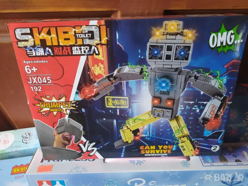 Конструктор тип Лего Скибиди 192 части , снимка 1