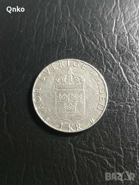 Швеция, 1 крона 1980 U, Sweden, Schweden, снимка 1