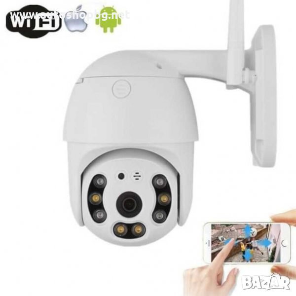 Куполна WIFI smart камера 2MPX- 4+4LED A0012, снимка 1