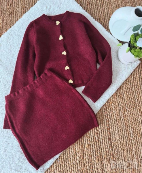 Комплект плетиво Пола и жилетка , снимка 1