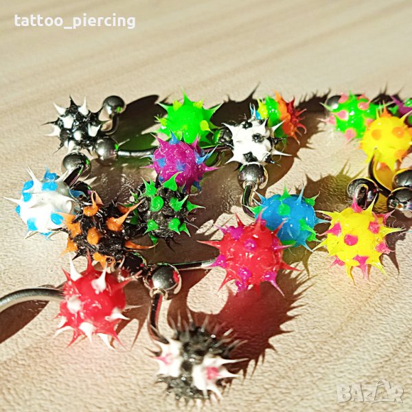 Пиърсинг обеци за пъп, снимка 1