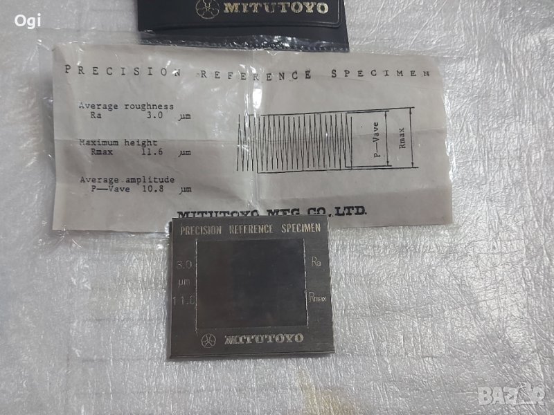 Еталон за грапавост Mitutoyo , снимка 1