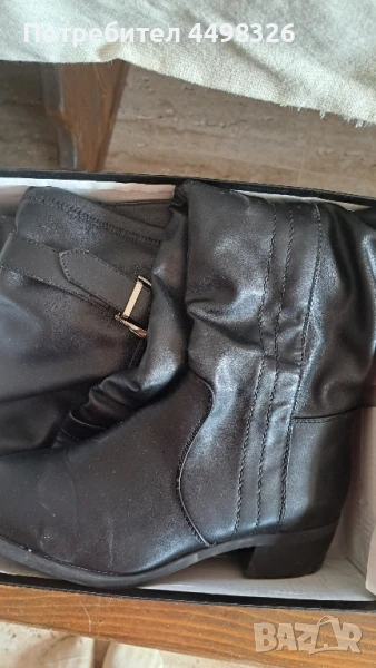 Черни токове ботуши, снимка 1