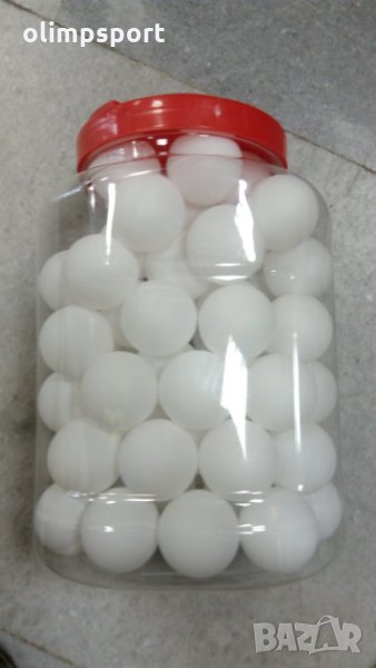 топчета за тенис на маса нови 40+мм бели , жълти без печат цена 0.30 лв бр   количество, снимка 1
