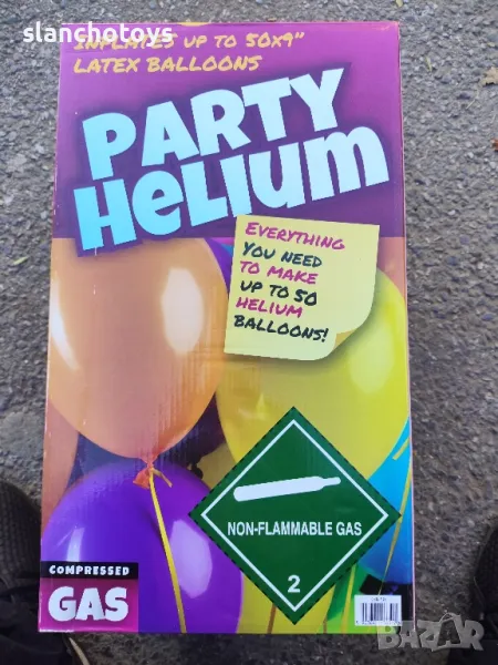 Газ хелий в бутилка, за 90, 50 или 30 балона ,с подарък 90балона, снимка 1