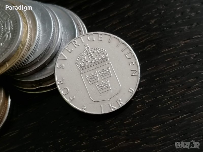 Монета - Швеция - 1 крона | 1981г., снимка 1