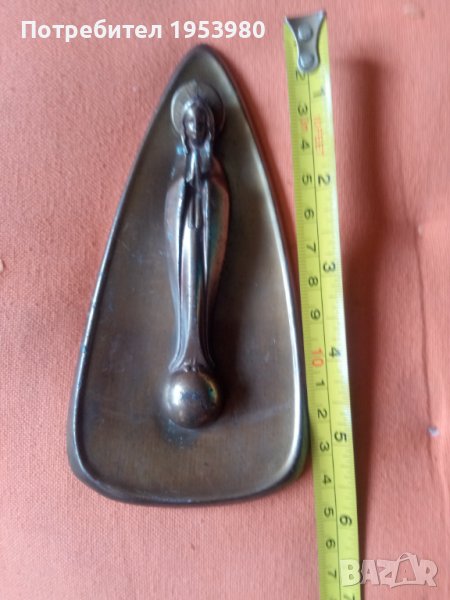 Света богородица метална за окачване, снимка 1