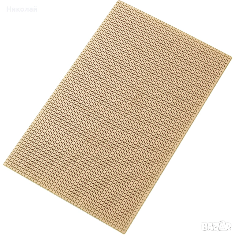 Универсална прототипна платка 100x160mm едностранна гетинакс 710-5, снимка 1