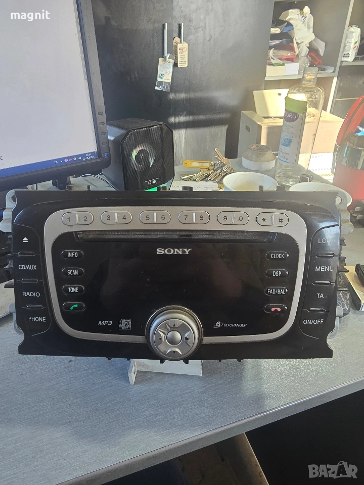 VP6M2F-18C821-FD РАДИО CD FORD S-MAX GALAXY FOCUS MONDEO, снимка 1