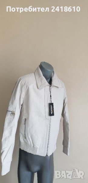 Dirk Bikkembergs Buffalo Leather Jacket Italy Slim Fit Mens Size М НОВО! ОРИГИНАЛ! Ест. кожа!, снимка 1