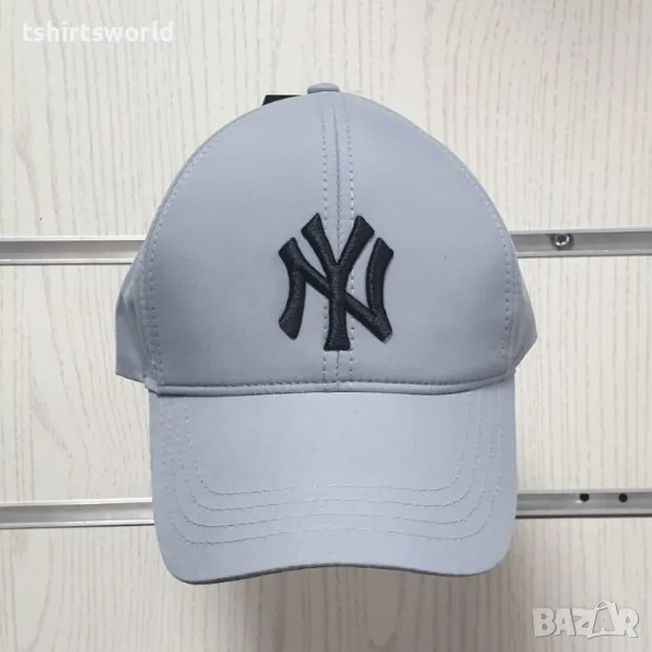 Нова шапка с козирка New York (Ню Йорк) в светлосив цвят, унисекс, снимка 1