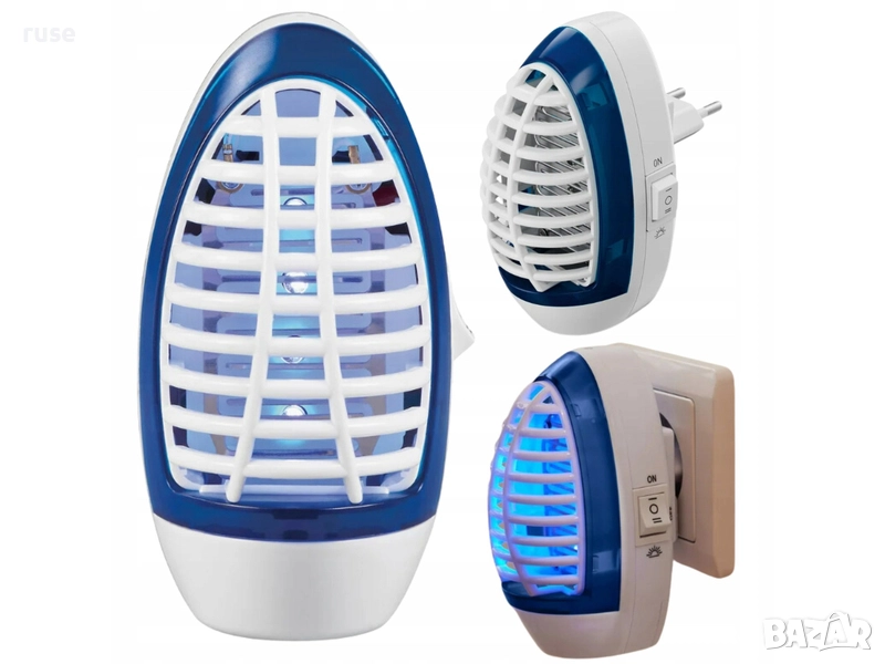 НОВИ! UV лампа против комари и насекоми капан за насекоми, снимка 1