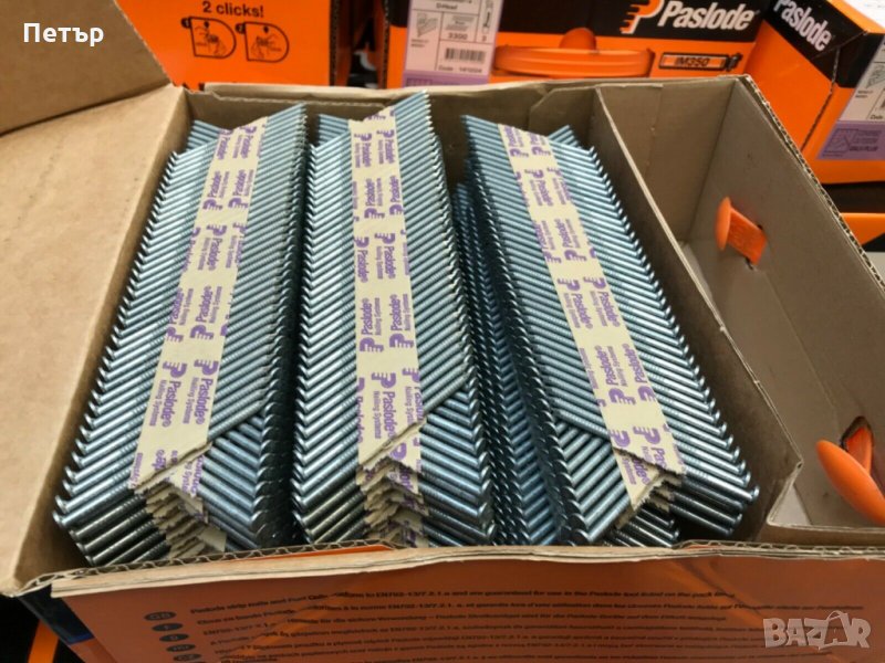 Пирони гвоздеи пистолет такер DEWALT Paslode Hitachi Makita Hilti 34°, снимка 1