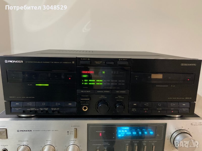 Двукасетачен Дек Pioneer CT-X550WR, снимка 1