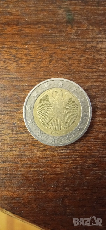 2 евро 2002 г. буква F, снимка 1