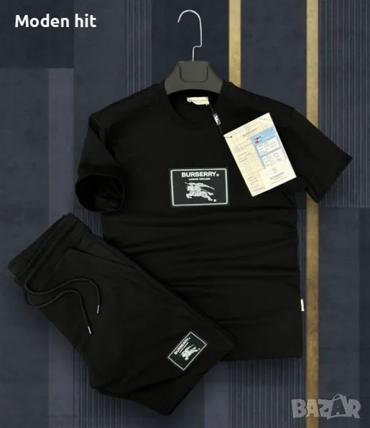 Burberry мъжки летни екипи /тениска и къси панталони/ висок клас реплика, снимка 1