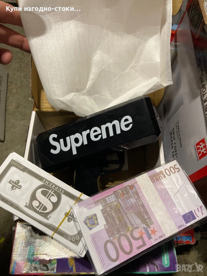Парти пистолет с пари Supreme, снимка 1