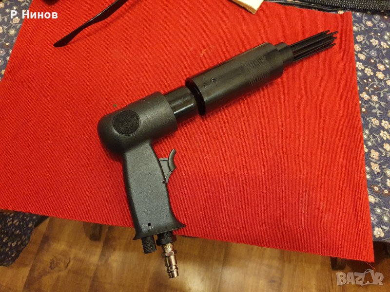 HAZET 9035 –19 5 Пневматична телена четка за почистване на ръжда , снимка 1