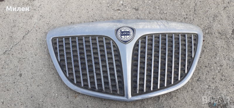 Декоративна Решетка+Емблемата. Lancia Ypsilon 2003-2007 Година Ланчия Ипсилон Забелжки По Никела , снимка 1