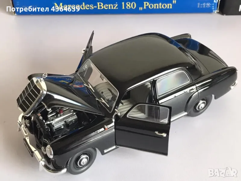 Mercedes Benz w120 Ponton 180 190 1:18 Revell, снимка 1