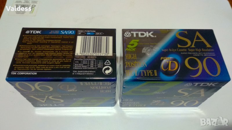 Аудио касети TDK position chrome type II, снимка 1