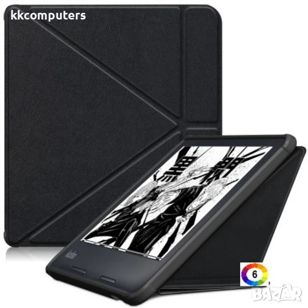 Kobo Libra Colour / Libra 2 Кожен Калъф и Протектор, снимка 1