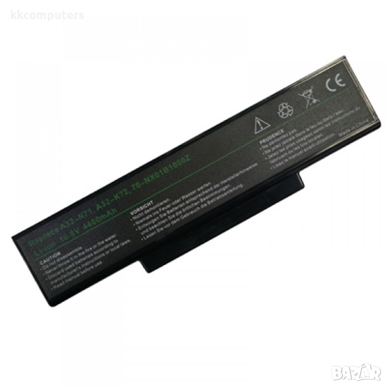 Батерия за Asus Asus K72, N71, K73, N71, N73, A32-K72 4400mAh, снимка 1