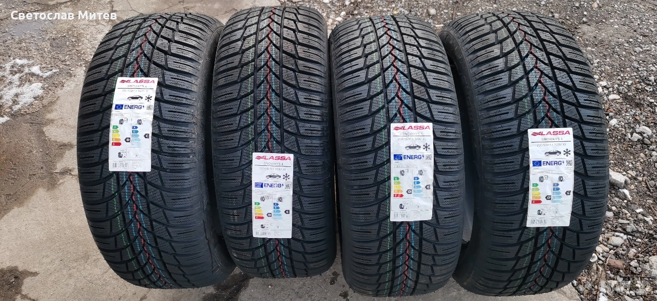 Нови 235/55/17 LASSA snoways 4 103v xl-Зимни Гуми, снимка 1