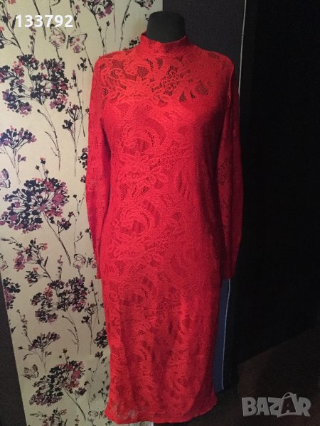 секси червена рокля, снимка 1