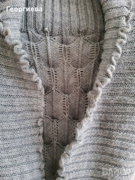 Сиво дамско плетено болеро, снимка 1