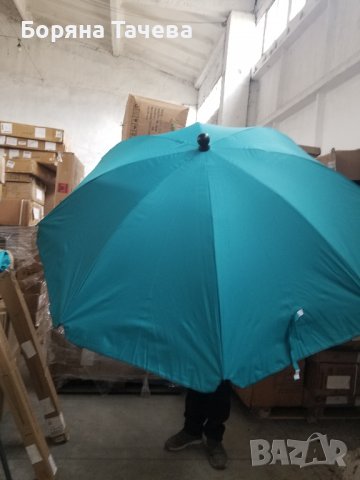 Плажен чадър / Градински Чадър с чупещо се рамо 18082, снимка 3 - Градински мебели, декорация  - 36626678