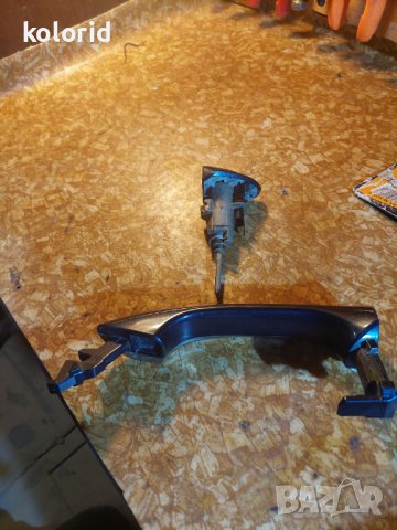 ПРЕДНА ЛЯВА ВЪНШНА ДРЪЖКА С ПАТРОНИК ЗА MERCEDES E CLASS W211, снимка 3 - Автомобили и джипове - 40209002