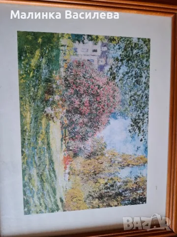 картина  с дървена рамка , снимка 3 - Картини - 48308490