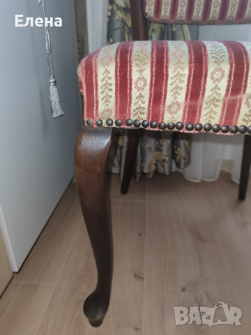 Холандски столове, масивни, в дървената част изкуствено състарени, с крака тип "лъвски". , снимка 2 - Столове - 44853426
